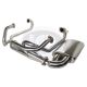 Hide-A-Way Exhaust System - 1 1/2 inch w/Muffler Stainless Steel
