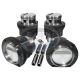 AA Type 4 Pistons and Liners Set 96x71mm-Hyperutectic