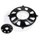 Black Cover Set 2 Pcs Backing Plate/Pulley Covers Alternator / Generator