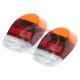 Euro Lens Red/Yellow/Clear Pair Skin Packed