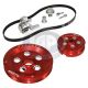 MST Matador Serpentine Pulley System Standard Anodized Red