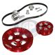MST Renegade Serpentine Pulley System Standard Anodized Red
