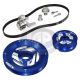 MST Excalibur Serpentine Pulley System Standard Anodized Blue